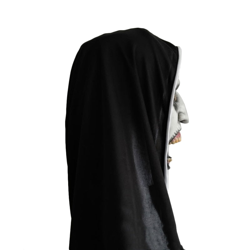 The Horror Scary Nun Latex Mask Headscarf Valak Cosplay for Halloween Costume Face Masques With Headpiece