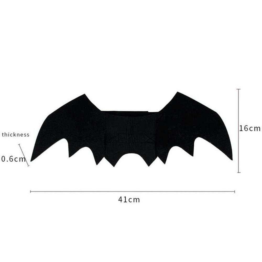 Pet Dog Cat Halloween Costume Cute Cat Clothes Bat Wings Funny Artificial Wing Dog Clothes for Small Dogs Pet Cosplay Prop