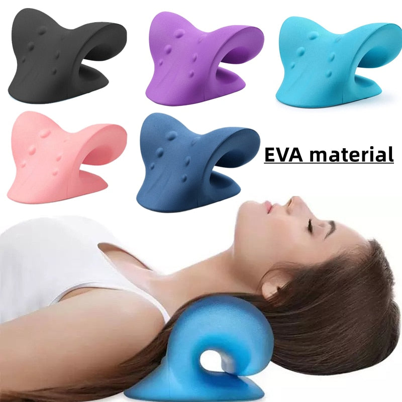 Chiropractic Pillow for Stiff Neck Relief and Cervical Spine Alignment Gift